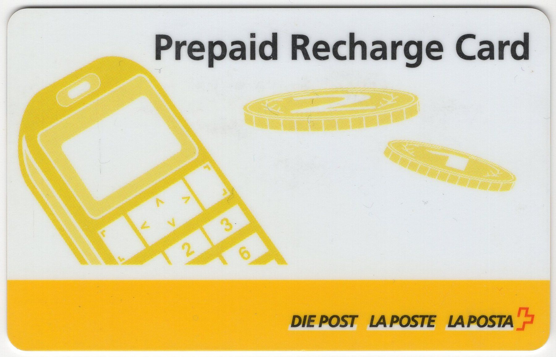 Schede telefoniche: Prepaid Recharge Card - DIE POST LA POSTE LA POSTA – Usato da Eglisau venduto da Chperfins