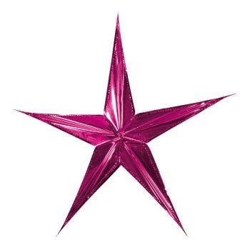 Tutte le decorazioni: Folienstern 90 cm Durchmesser pink – Nuovo e nell'imballaggio originale da Emmen venduto da Farijentis