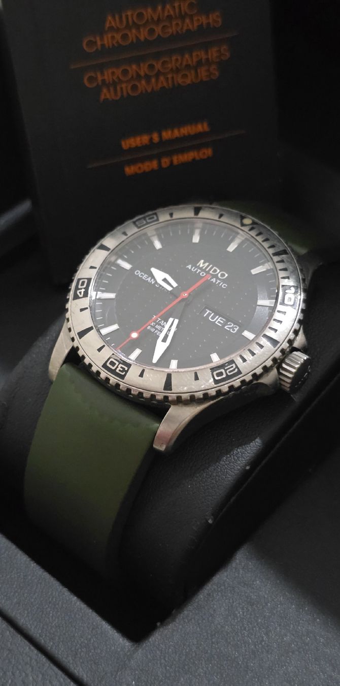 Mido Orologi: Mido Ocean Star Captain IV TITANIUM Automatic – Usato da Les Acacias venduto da watinjo 1