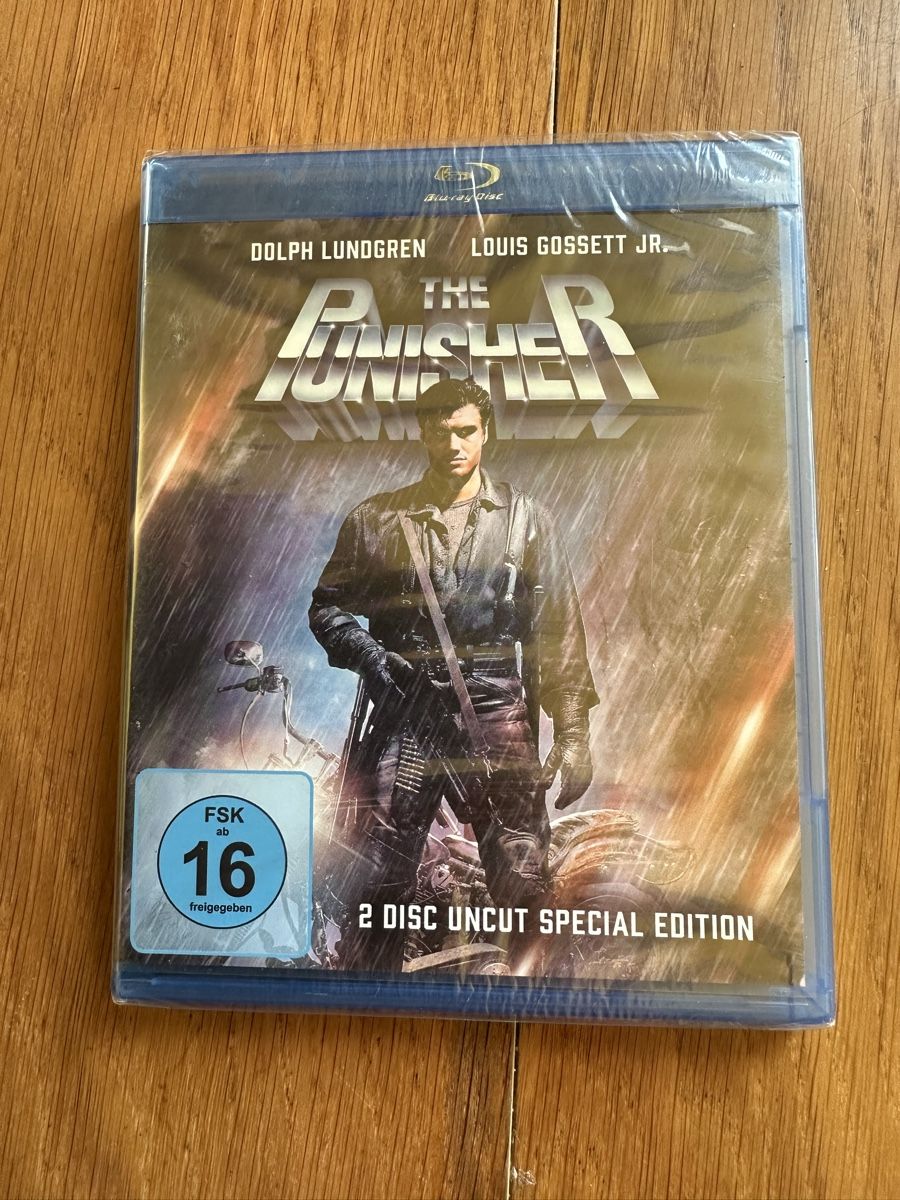 Alle DVDs: The punisher Bluray, Dolph Lundgren, neu OVP – Neu und originalverpackt aus Benken ZH von Audi-erich