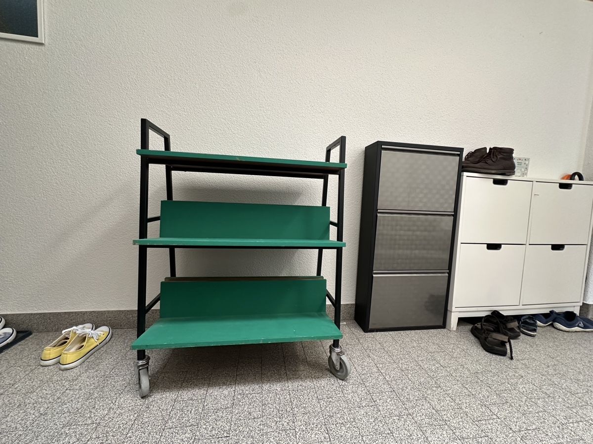 Scaffali: Rollregal, Metall, grün – Usato da Kriens venduto da SupiDupiDeal