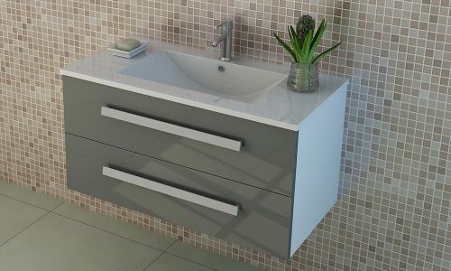 Mobili per bagno: Badmöbel Waschtisch Badset RAPPERSWIL gr – Nuovo e nell'imballaggio originale da Herbertingen venduto da jet-line-e-trade 2