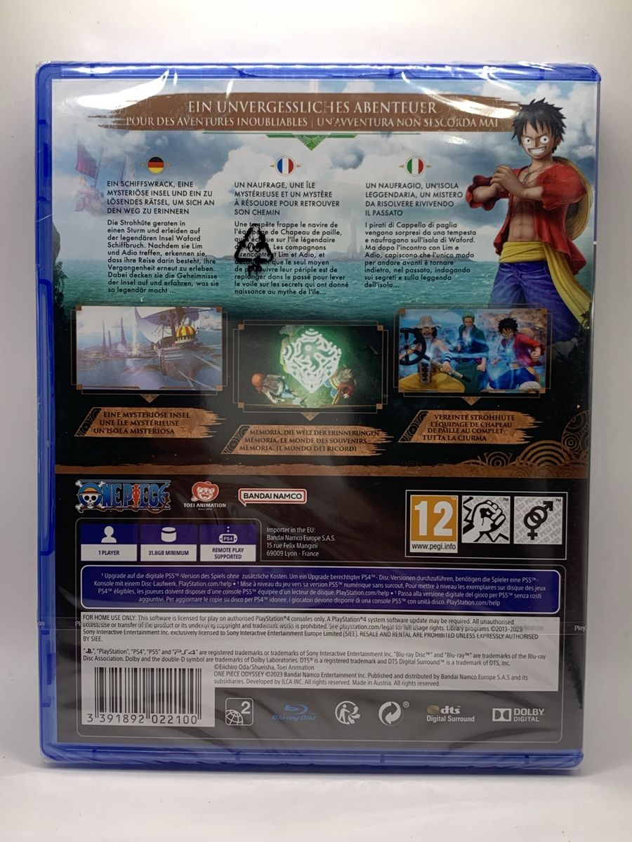 Sony Giochi: One Piece Odyssey - PS4 - Neu & Originalverpackt – Nuovo e nell'imballaggio originale da Ostermundigen venduto da RG-Collector 1