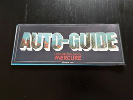 Mercure Auto-Guide Edition 1980 - Seltenes Sammlerstück!
