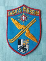 Vintage Badge Wappen DAVOS - PARSENN ST. GALLER STICKEREI