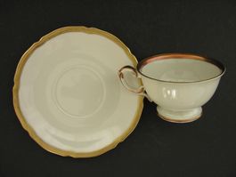 Espressoset von Langenthal 1950 - mit schönem Golddekor