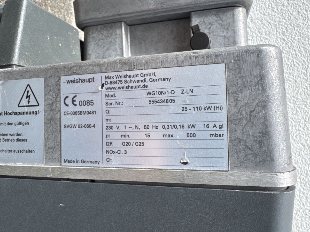 Radiatori: Weishaupt Gas-Brenner WG10 – Usato da Brüttisellen venduto da Hilpi8306 2