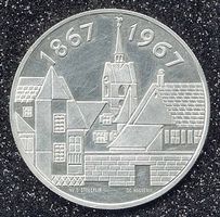 Schützenmedaille CH Silber RIEHEN "1967"