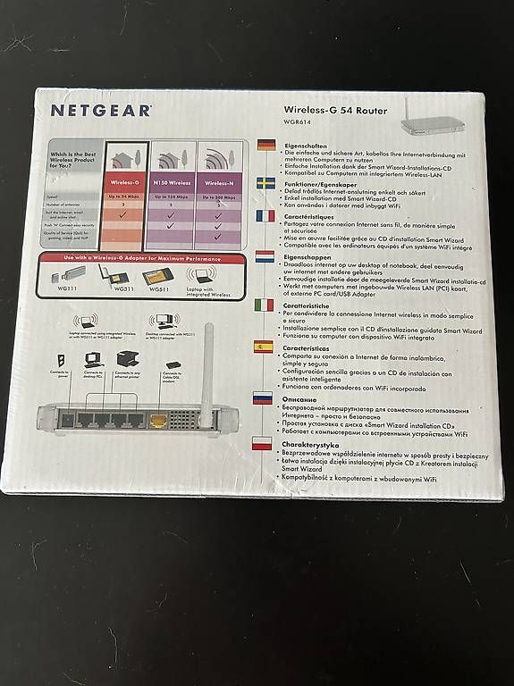 Modem & Router: Netgear Wireless-G 54 Router (WGR614)  – Usato da Oberweningen venduto da gta_kl5b 2
