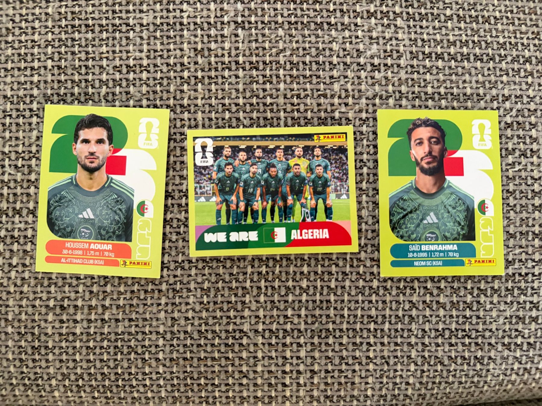 Panini Carte collezionabili: FIFA WM 2026 Panini ALG 9 / 13 / 16 – Usato da Egg b. Zürich venduto da pie_9jrw