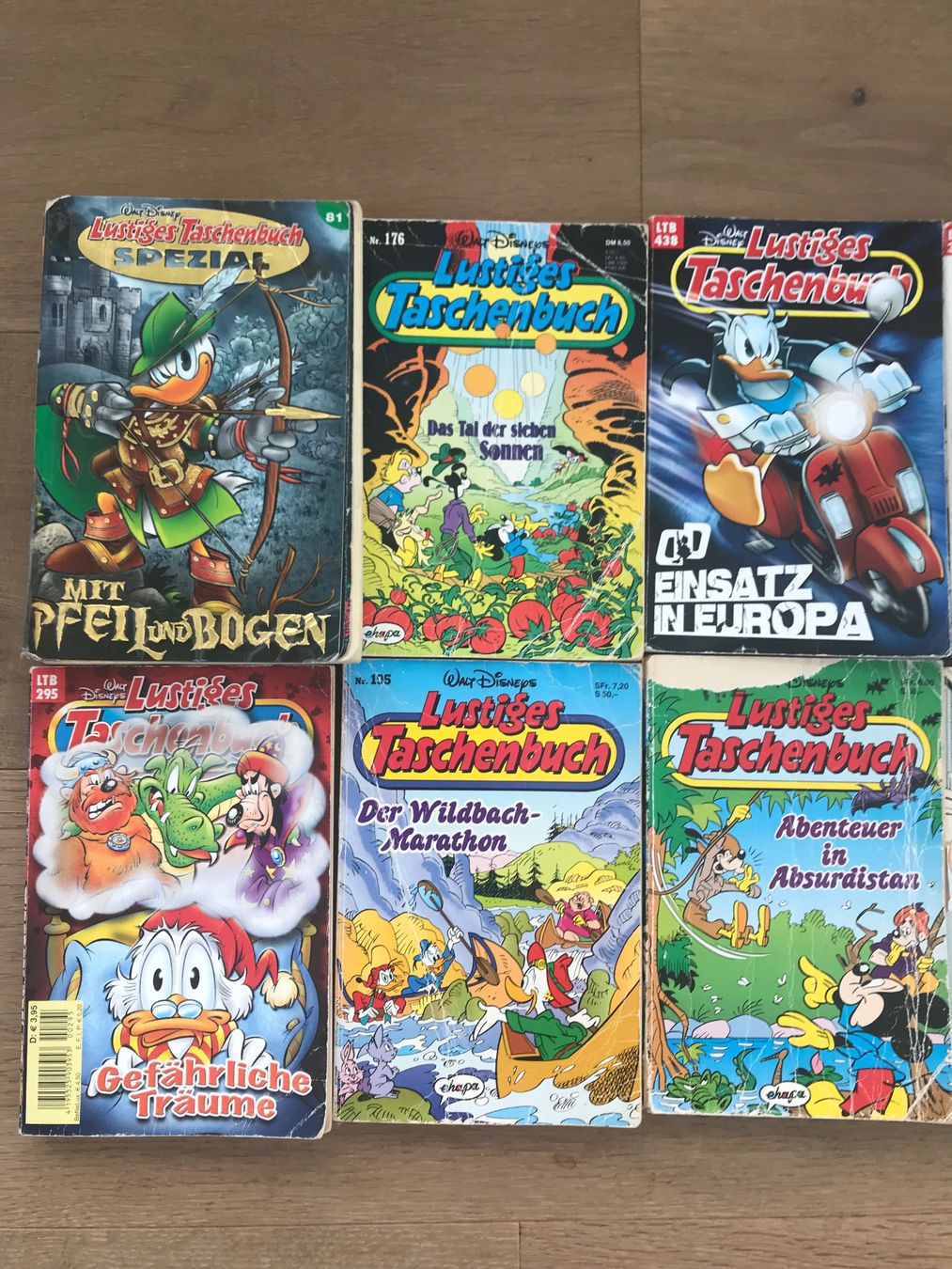 Fumetti: LTB  Lustige Taschenbücher - 10 Bücher – Usato da Affoltern am Albis venduto da variablend 1