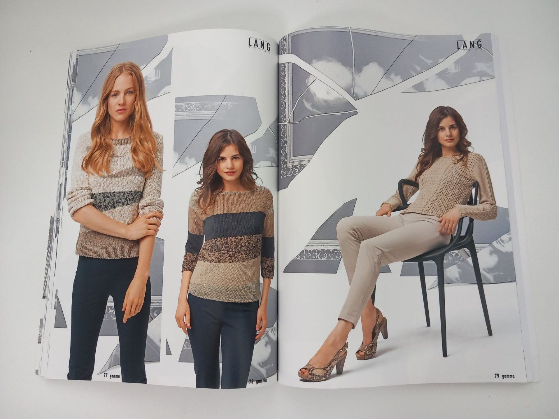 Riviste & Magazine: Anleitungsheft Strick Lang Yarns Collection – Nuovo (secondo la descrizione) da Oensingen venduto da SpiPhEg46 3