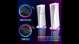 R2G PS5 Light Stand – RGB | Controller-Ladestation | USB-Hub