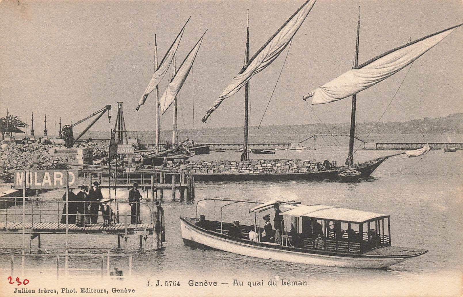 Cartoline postali: Geneve Boote – Usato da Biasca venduto da Blenio71