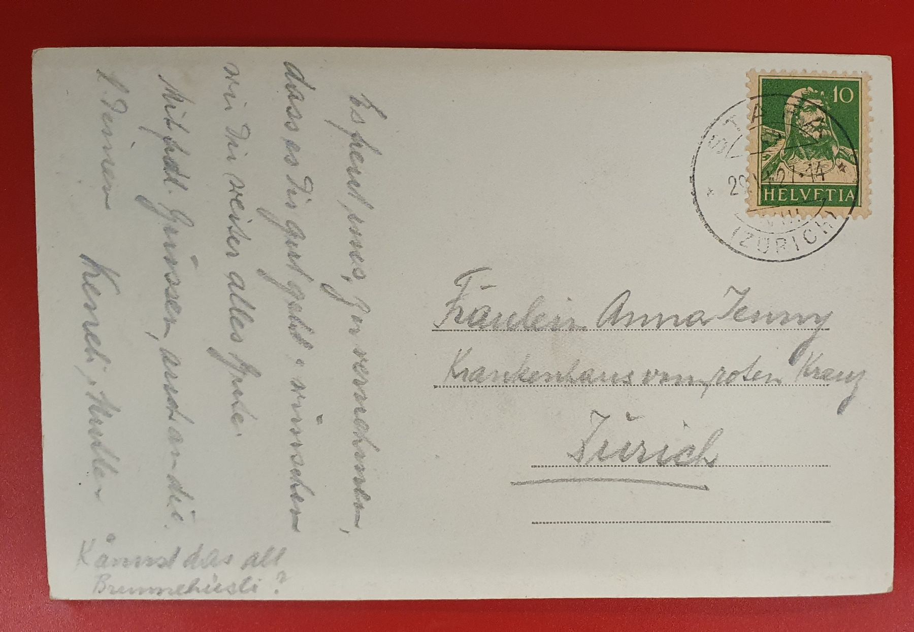Cartoline postali: Stäfa 1927 - Dorfbrunnen – Usato da Kreuzlingen venduto da Rschweiz1 1