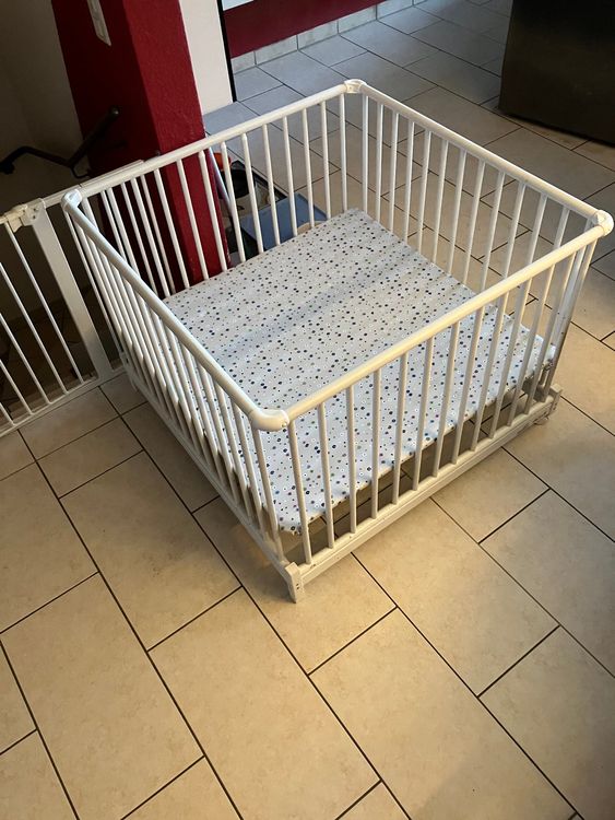 Kakbgee Laufgitter Faltbar - 18 Panel Spielzaun Mit Spielzeug & Sicherheitstor