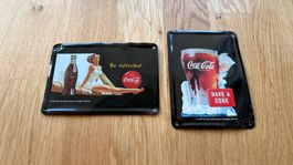 Original Coca Cola Blechschilder Set