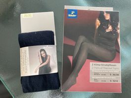 Thermo Strumpfhose, Schwarz, Gr. S, Merino/Kaschmir, neu OVP