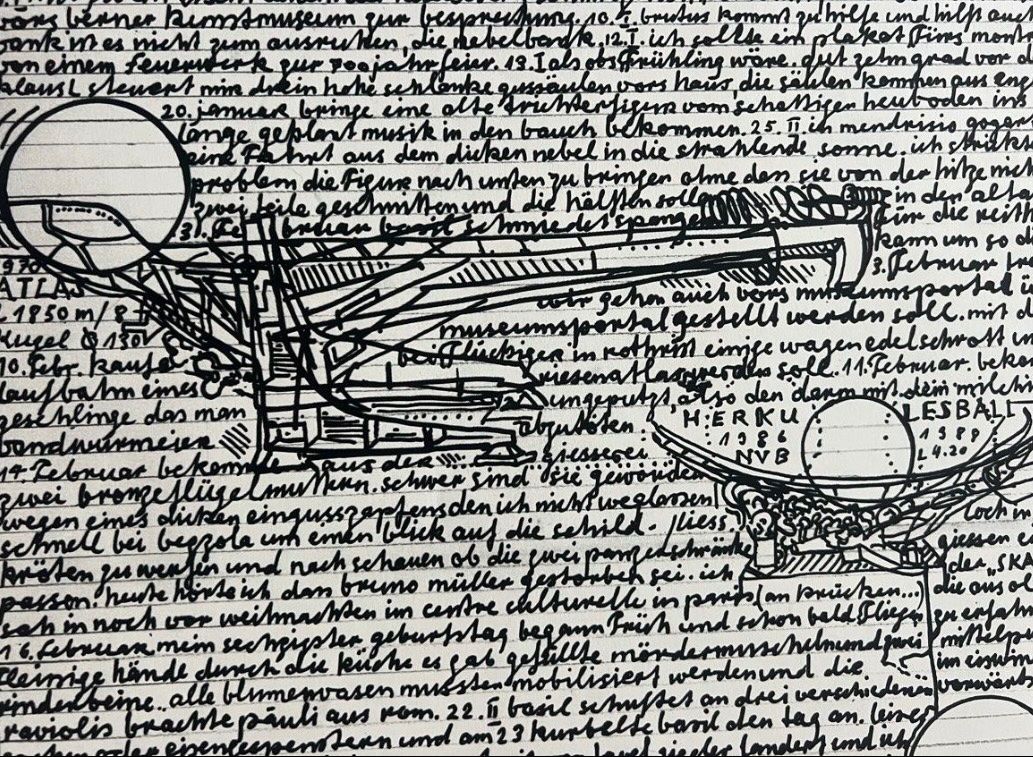 Arts picturaux & lithographies: Berhard Luginbühl, Siebdruck – D'occasion à Rain par Pic-Ass 2