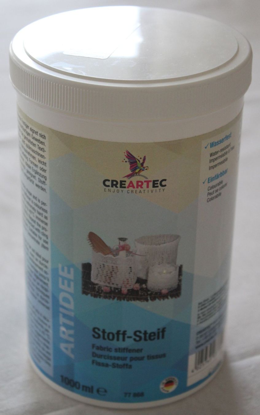 Kits de loisir créatif: Stoff-Steif, Dose 1 Liter – Neuf (Voir description) à Steinhausen par hschaefer