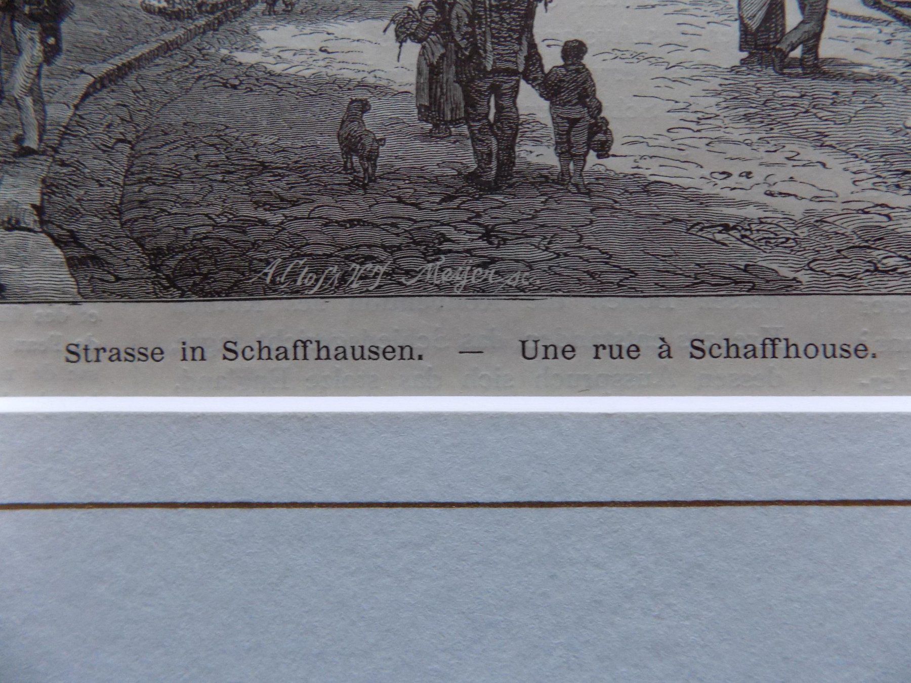 Stiche: Strasse in Schaffhausen – Gebraucht aus Risch von Rischli15 2