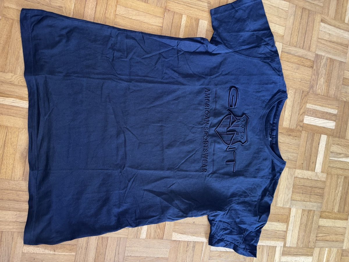 T-Shirts: GANT T-Shirt, Grösse M, Dunkelblau, Herren T-Shirt Top! – Gebraucht aus Jona von SaF0da