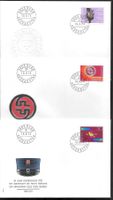 3 FDC 558 - 560 Serie Einzelmarken ET Bern 19.9.1974