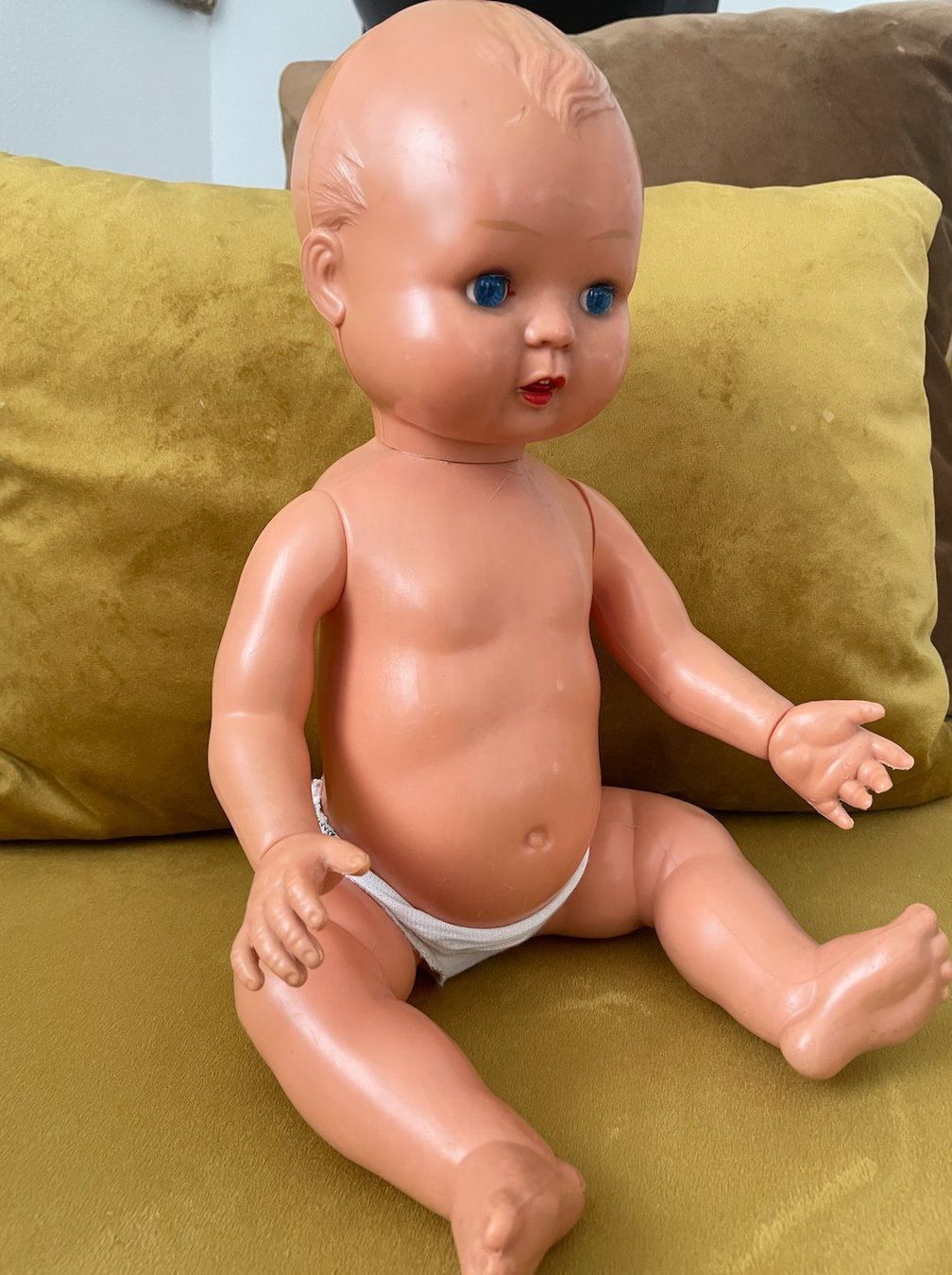 Puppen: alte Kinderpuppe mit Kipp-Augen – Gebraucht aus Dagmersellen von Arcticsnow2017 5