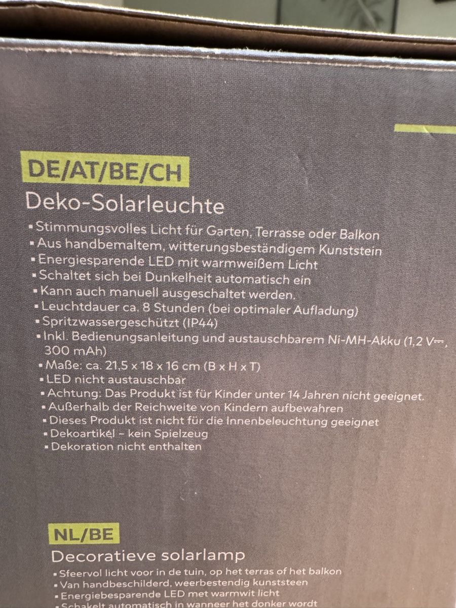 Lampade: Deko-Solarleuchte Giesskanne  – Usato da Niederbüren venduto da Oetschli 7