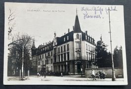 DELÉMONT Avenue de la Sorne, Hotel Metropol. Velo/ ca. 1930
