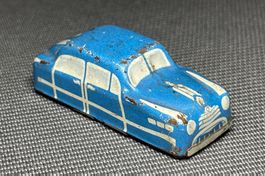 Vintage blaues Blechauto MADE IN WESTERN GERMANY