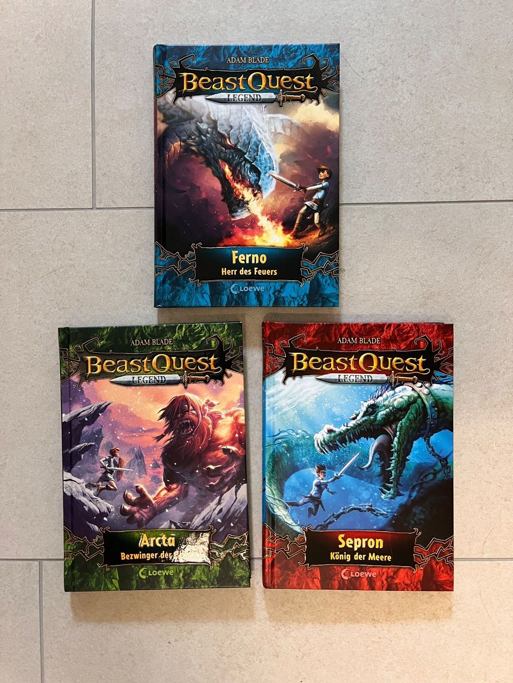 Bücher: 3 Beast Quest Bücher (1-3) – Neu (gemäss Beschreibung) aus Worben von Jimmymania