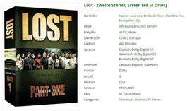 Lost - Zweite Staffel, Erster Teil (DVD)