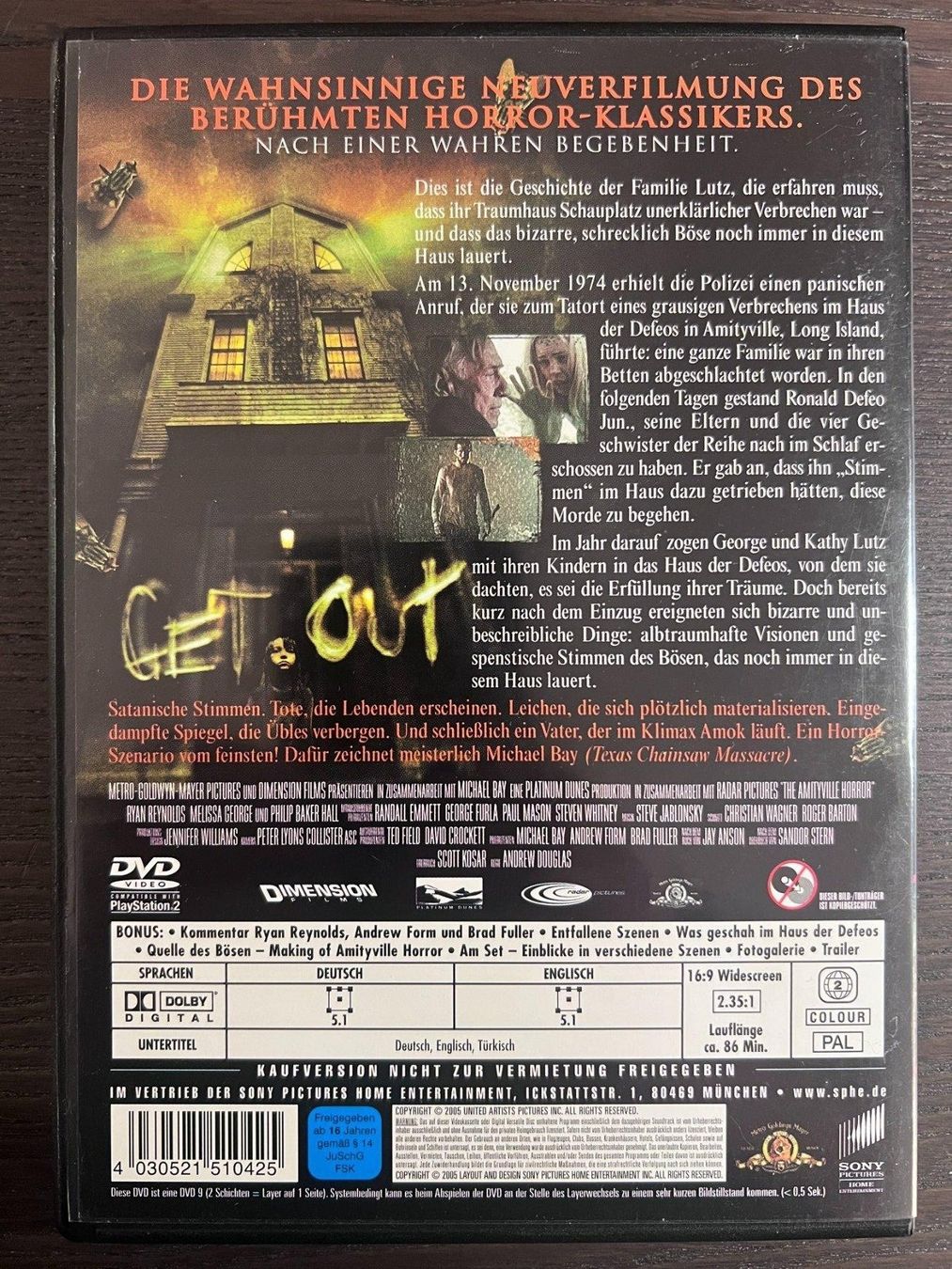 Alle DVDs: The Amityville Horror – Gebraucht aus Zürich von FilmFreunde 1