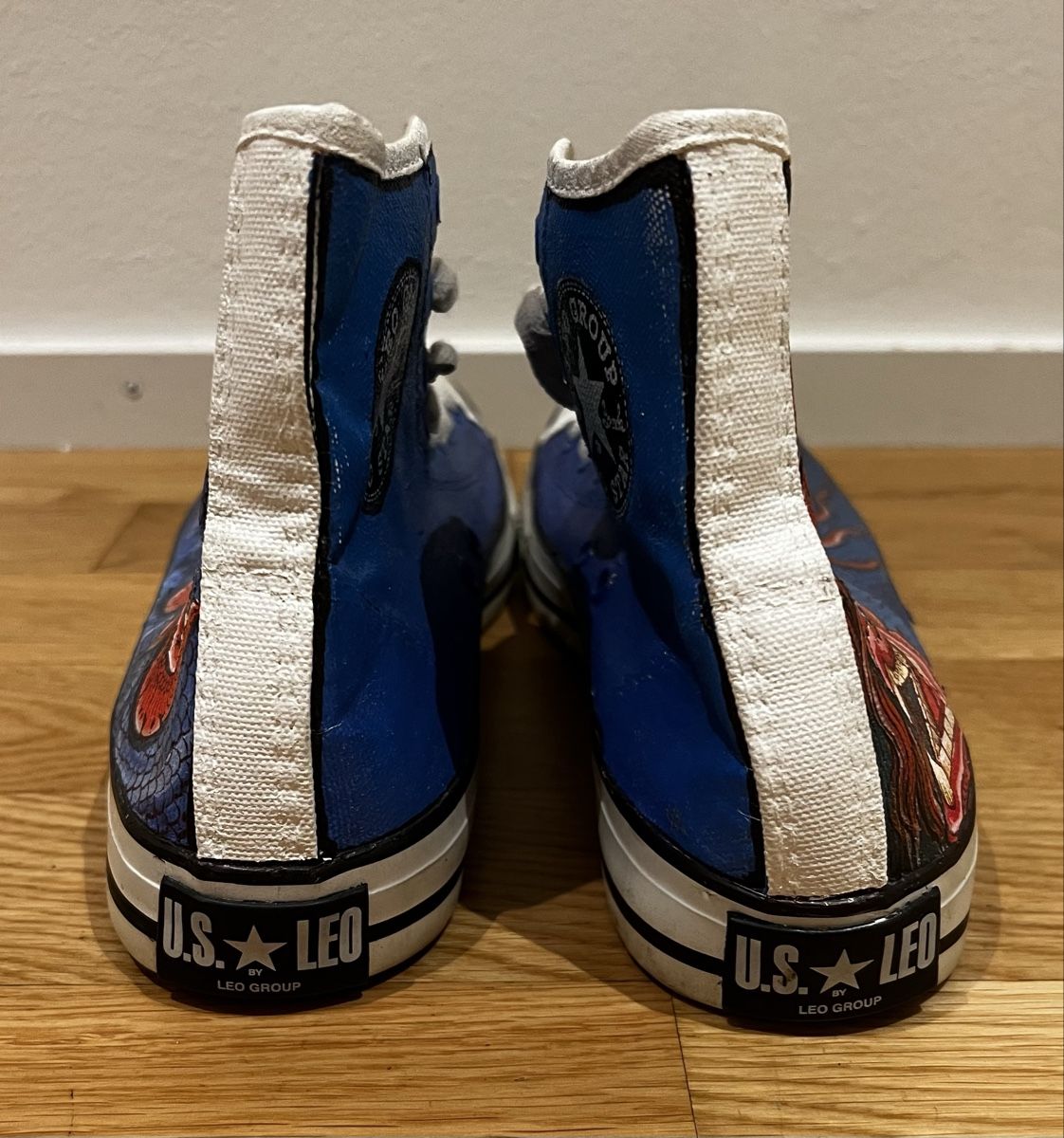Scarpe da uomo: Handbemalte Sneakers im Converse Stil – Nuovo e nell'imballaggio originale da Zürich venduto da JJMM 4