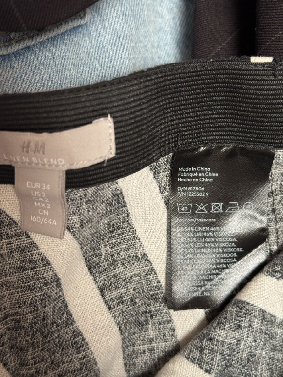 H&M Gonne: H&M Rock, Gr. 34, Leinenmix – Usato da Dürnten venduto da Makro79 3