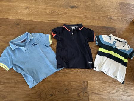 3 coole Poloshirts für Jungs in Größe 98