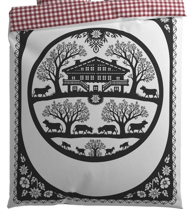 Biancheria da letto: Bettwäsche-Set «Alpenperle» – Nuovo (secondo la descrizione) da Rüti ZH venduto da mome8