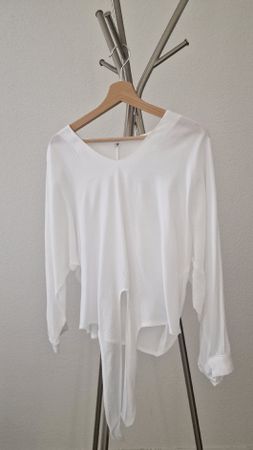 Bluse weiss von Vivance Gr. 34