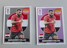 Panini WM 2026 Extra Sticker Mohamed Salah Silber & Lila