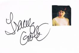 Tracey Gold 1969- Autogramm signiert Karte 10x15cm