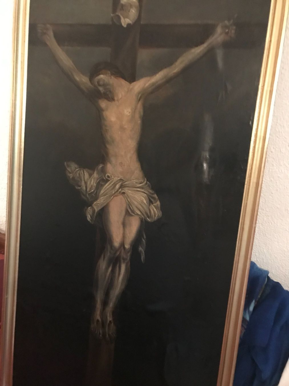 Gemälde: Ölbild Jesus am Kreuz – Gebraucht aus Sachseln von basti1950 3