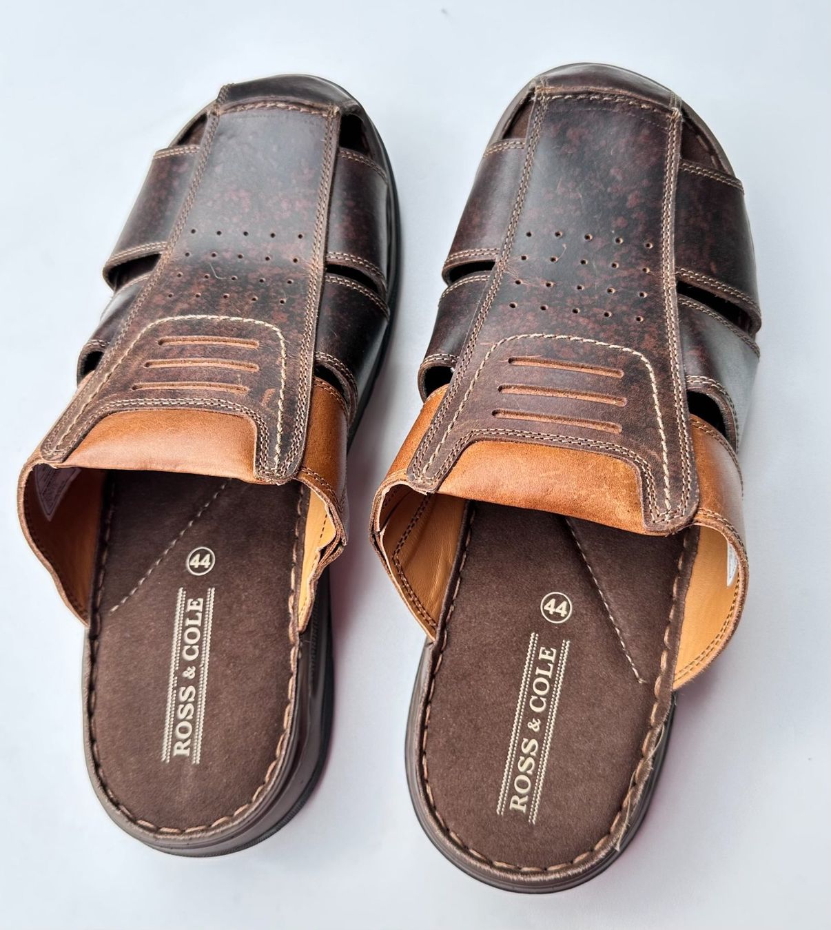 Scarpe da uomo: Ross & Cole Herren Lederpantolette – Nuovo (secondo la descrizione) da Oberrüti venduto da siyito 3