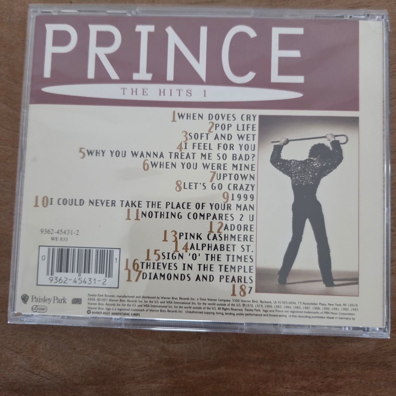 CD: Prince - The Hits 1 - neu / originalverpackt – Nuovo e nell'imballaggio originale da Olten venduto da clayrout 1