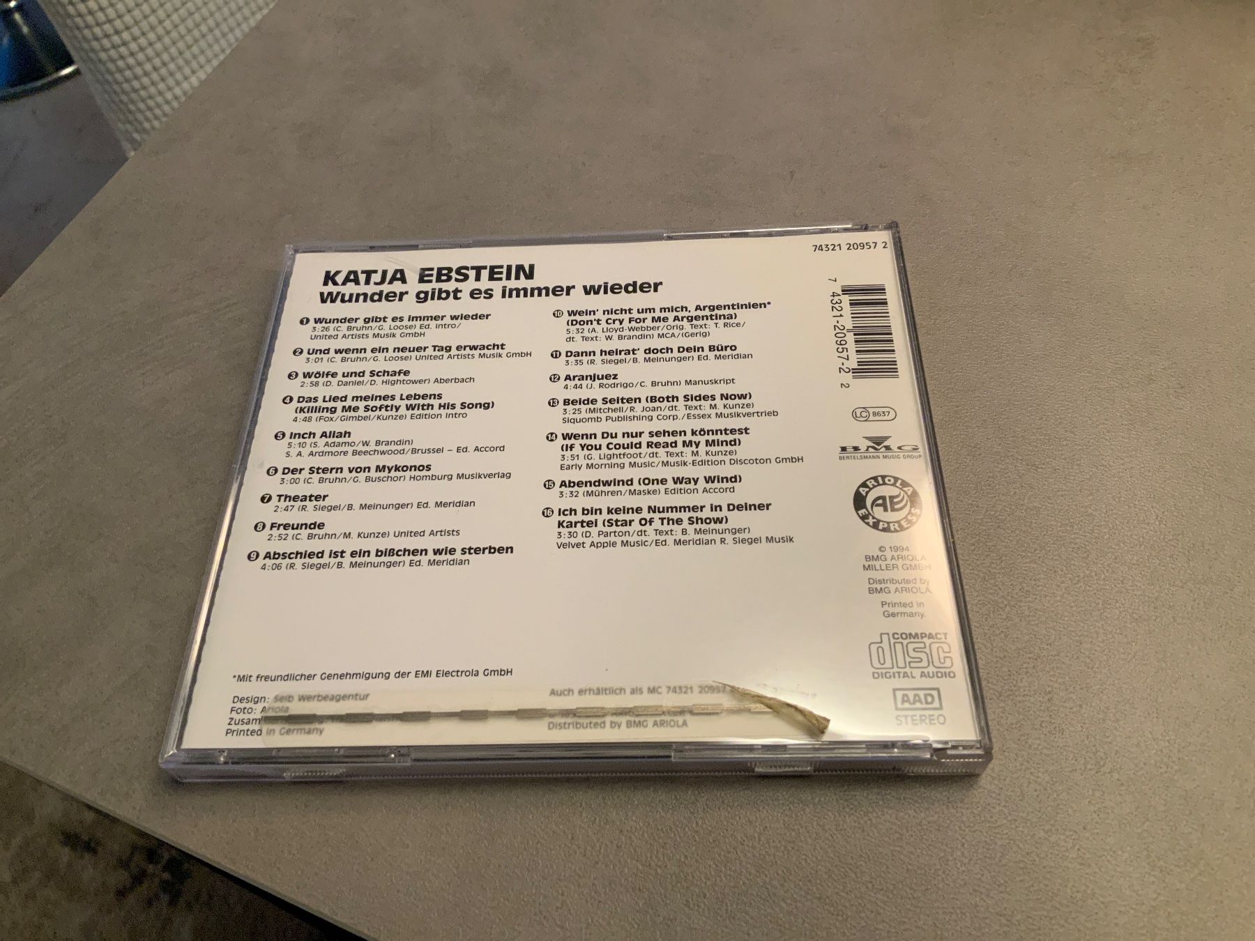 CD: Katja Ebstein, Wunder gibt es immer wieder, CD – Usato da Uster venduto da Macita56 1
