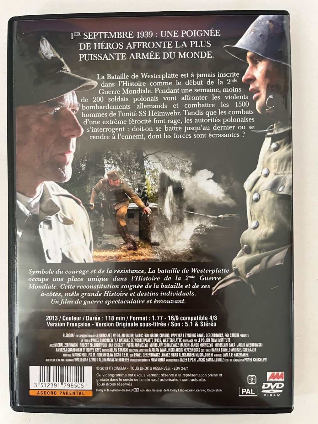 Tutti i DVDs: La Bataille de Westerplatte (2013) DVD – Nuovo (secondo la descrizione) da Sierre venduto da black.box 1