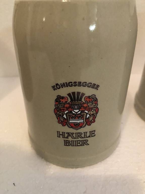 Gläser: 3 Härle Bier Krüge, Steingut, 3 Stk. – Gebraucht aus Bubendorf von Mia111 3