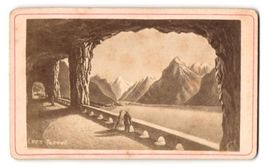 Fotografie Flüelen, Blick auf die Axens