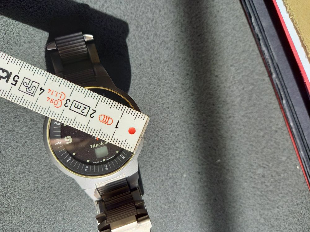 Mega Solar Uhr Junghans W615 Titanium Kaufen auf Ricardo