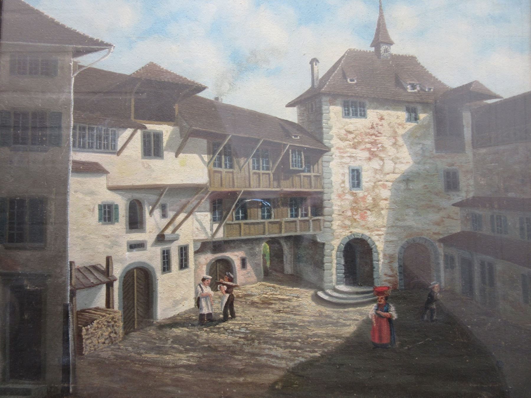 Gemälde: THOMANN ERNST ORIGINAL OEL MIT RAHMEN – Gebraucht aus Gersau von grafik-kunst
